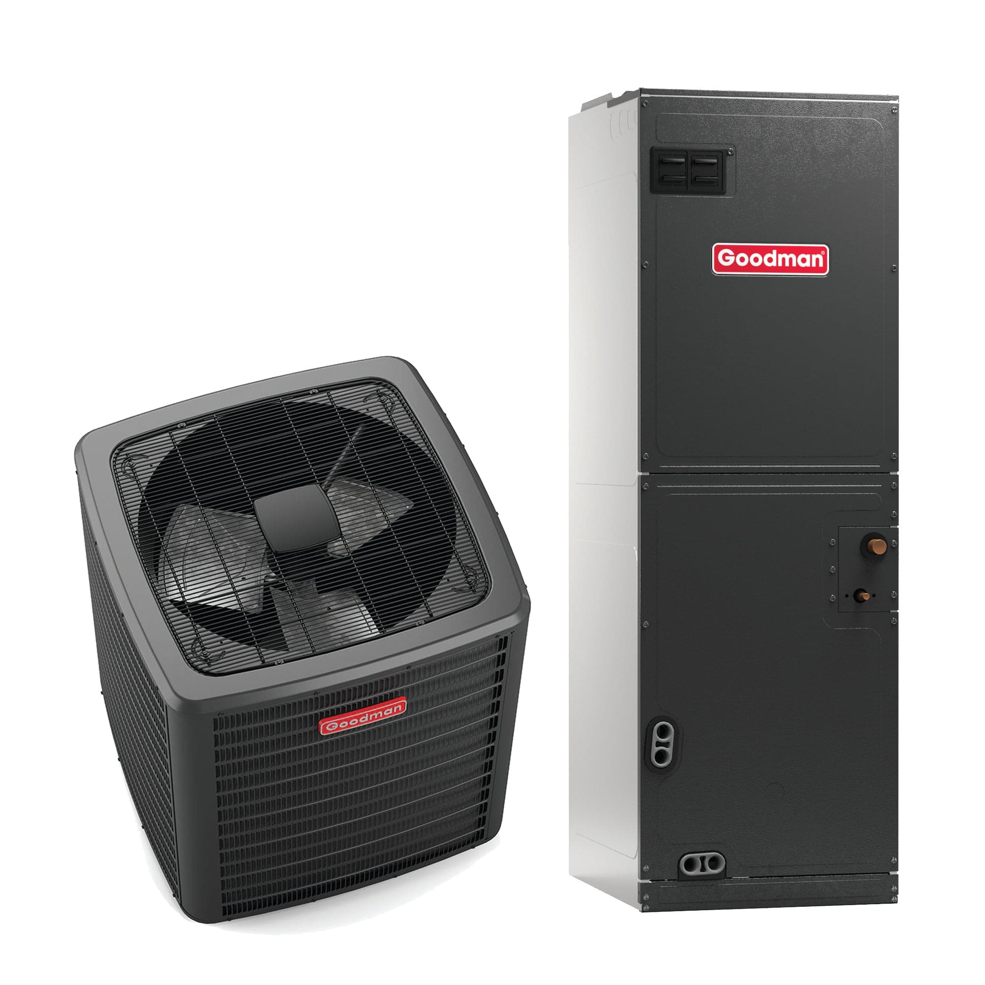 Goodman 2.5 Ton 15.2 SEER2 / 7.8 HSPF2 R-32 Matched Ducted Heat Pump System