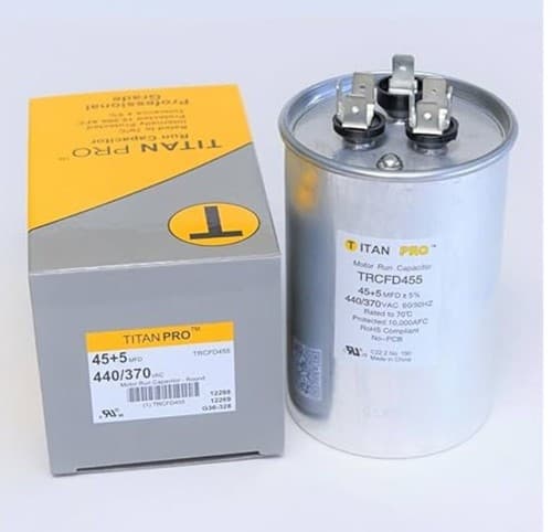 Packard TITAN PRO 45+5 MFD Dual Run Capacitor